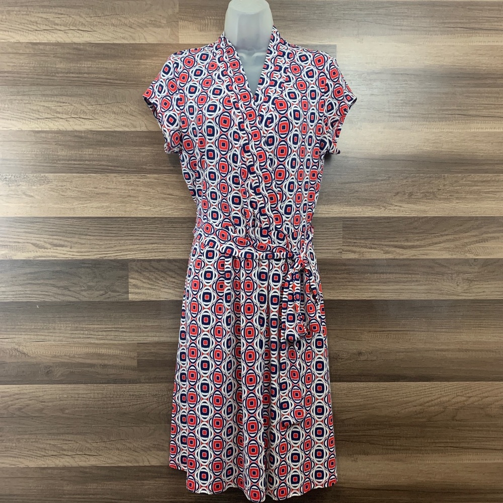 Liz Claiborne Faux Wrap Dress Size Medium